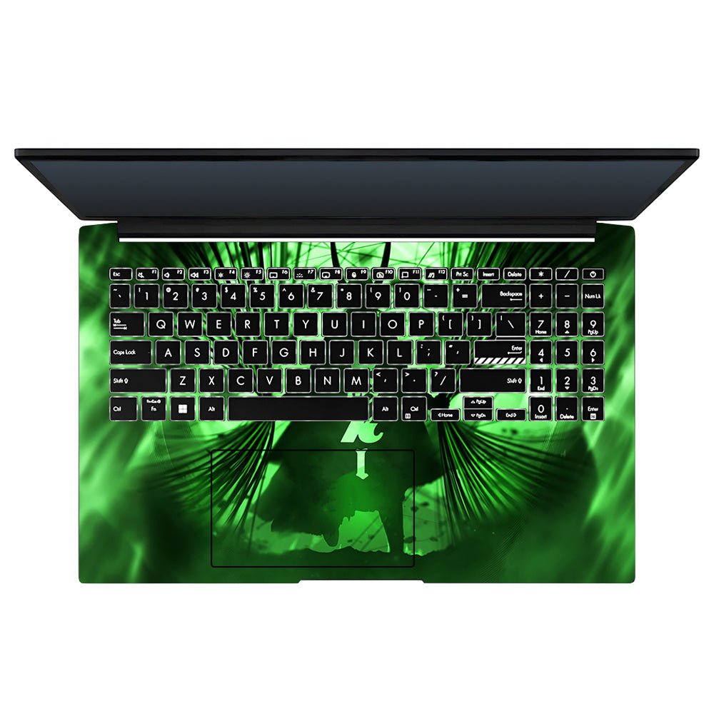 Loki's Green Aura Asus Vivobook Pro 15 M6500QC & M6500QH Laptop Skin