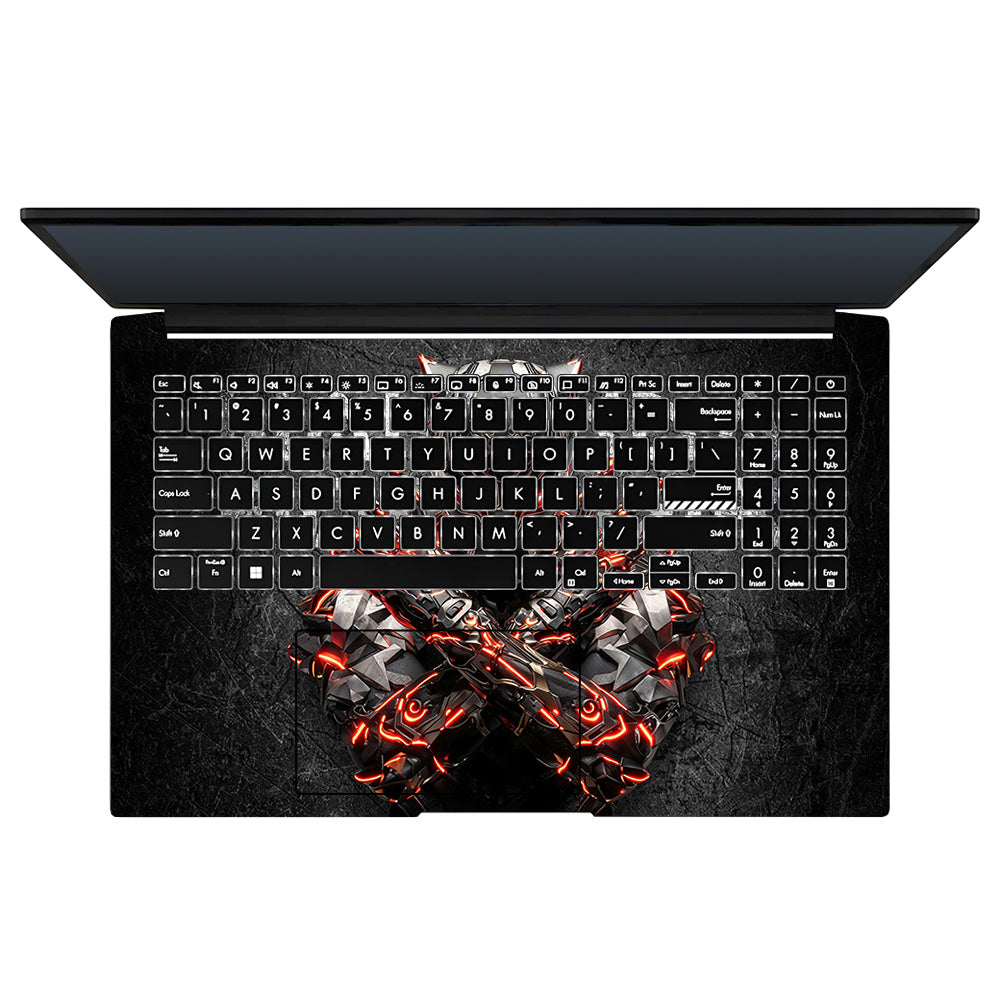 Black Panther Glowing Fury Asus Vivobook Pro 15 M6500QC & M6500QH Laptop Skin