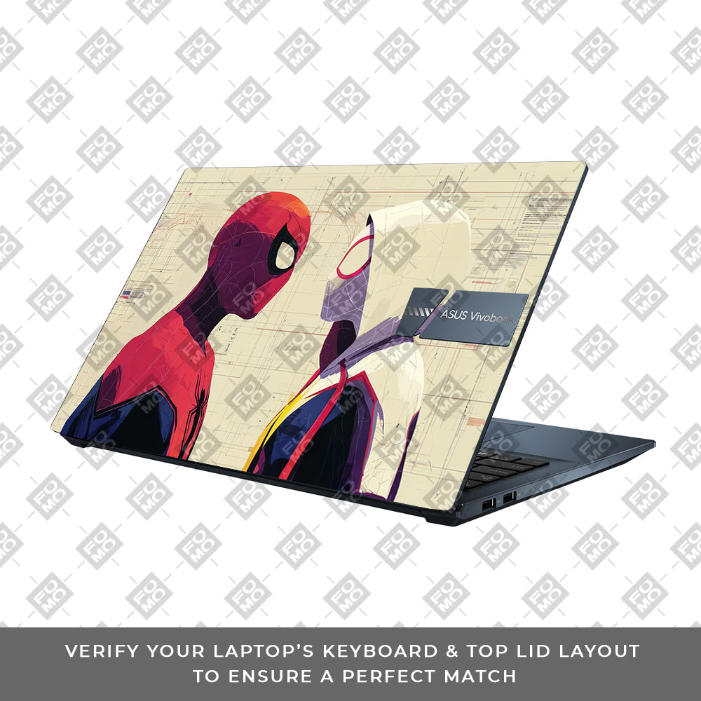 Spider Man X Spider Gwen Asus Vivobook Pro 15 M6500QC & M6500QH Laptop Skin
