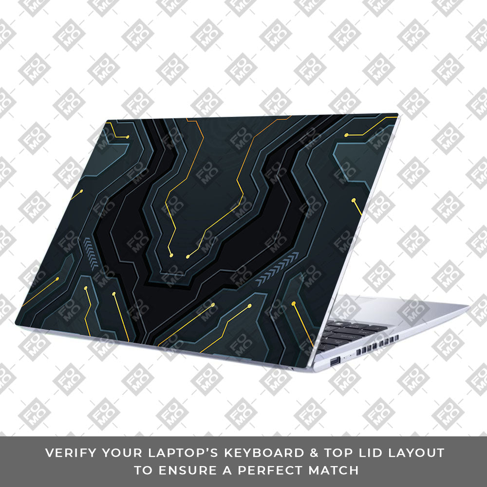 Futuristic Techno Asus Vivobook 15 X1502VA Laptop Skin
