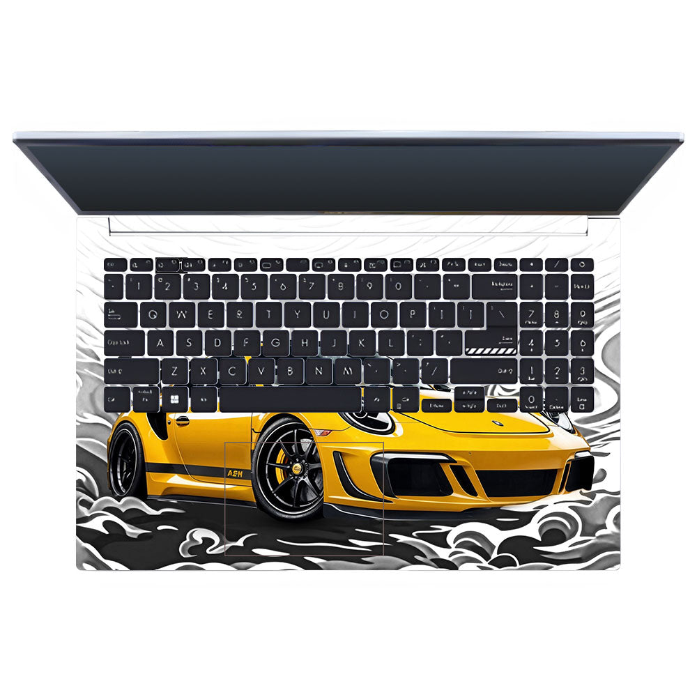 Porsche 911 Yellow Blaze Asus Vivobook 15 X1502VA Laptop Skin