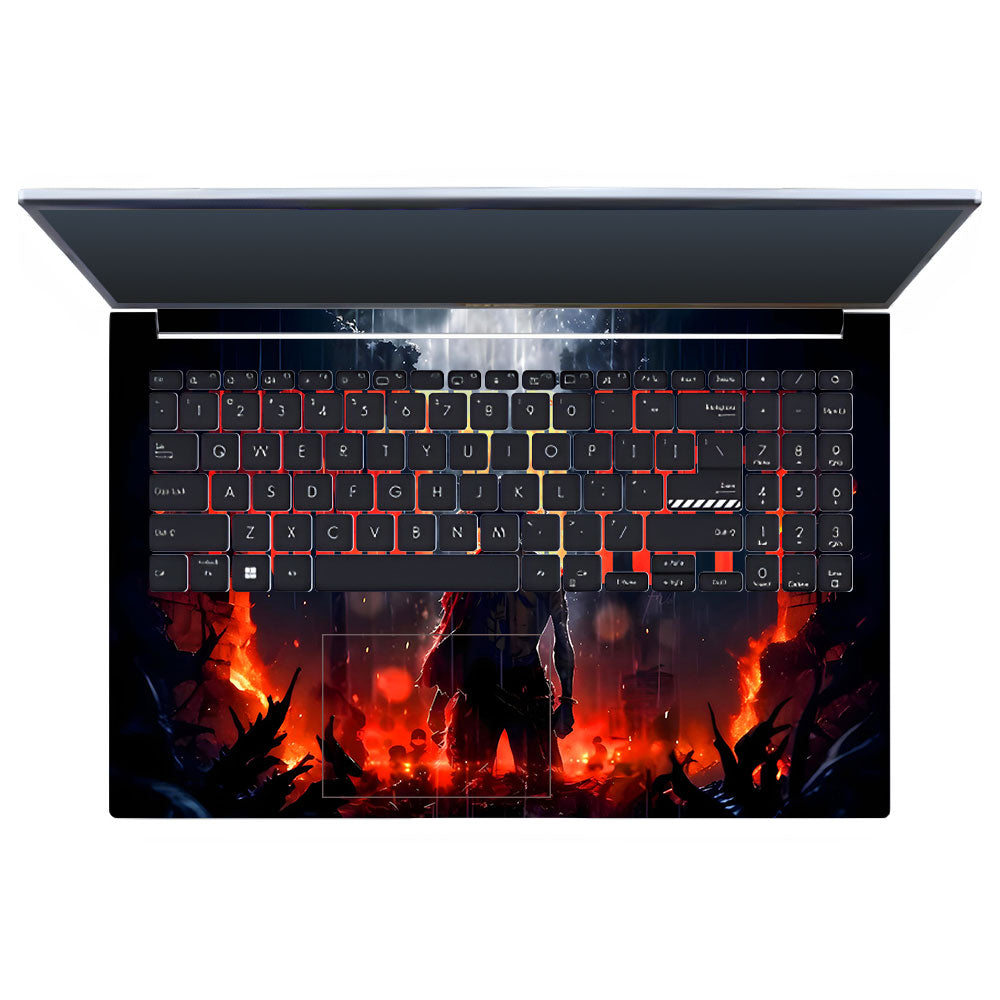 Monkey D. Luffy Blazing Red Asus Vivobook 15 X1502VA Laptop Skin