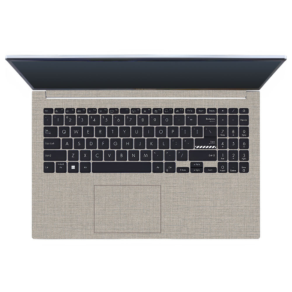 Textured Fabric Grey Asus Vivobook 15 X1502VA Laptop Skin