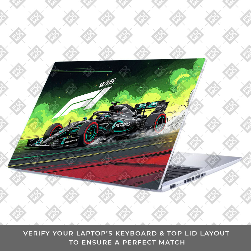 W15 F1 Red Bull x AMG Velocity Asus Vivobook 15 X1502VA Laptop Skin