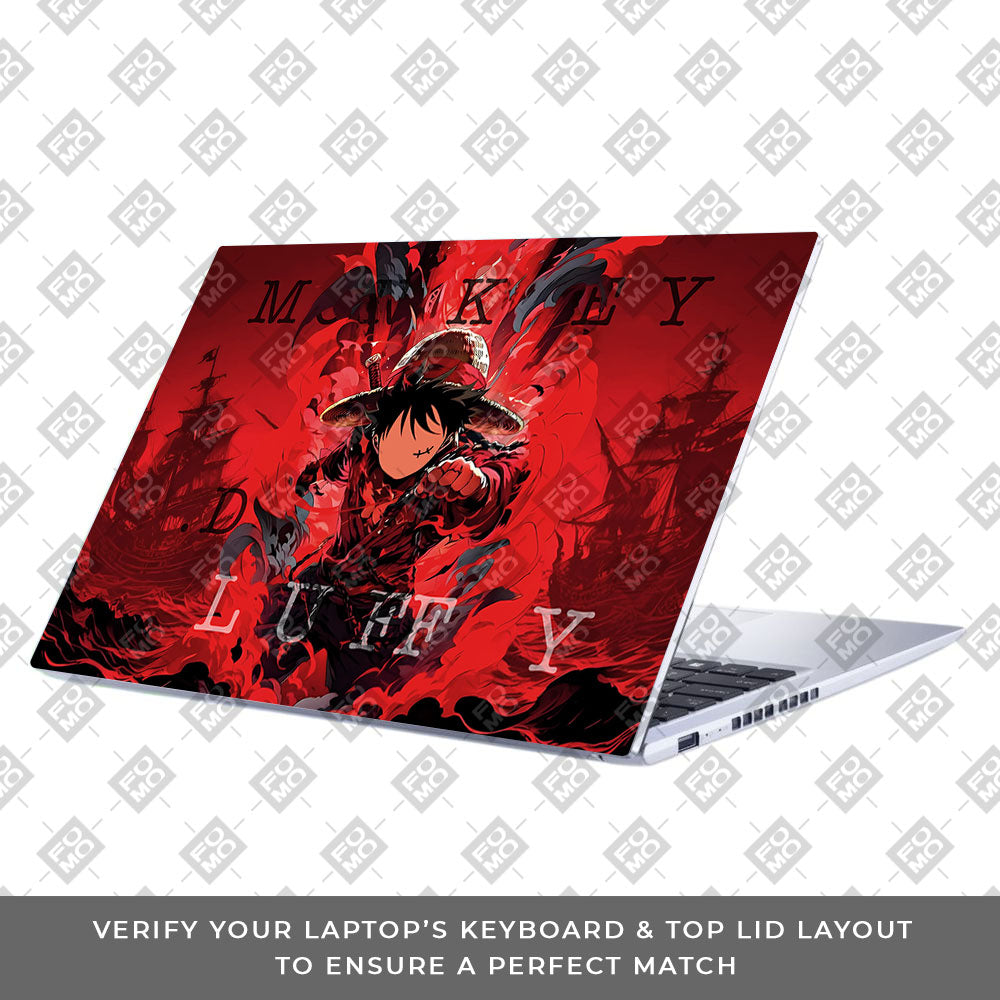 Red King Luffy Asus Vivobook 15 X1502VA Laptop Skin