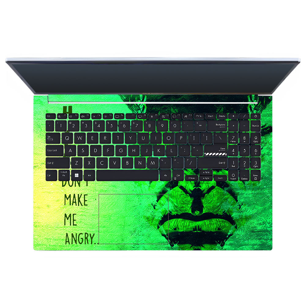 Hulk Don't Make Me Angry Asus Vivobook 15 X1502VA Laptop Skin