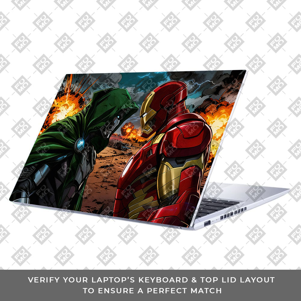Iron Man vs Doom Asus Vivobook 15 X1502VA Laptop Skin