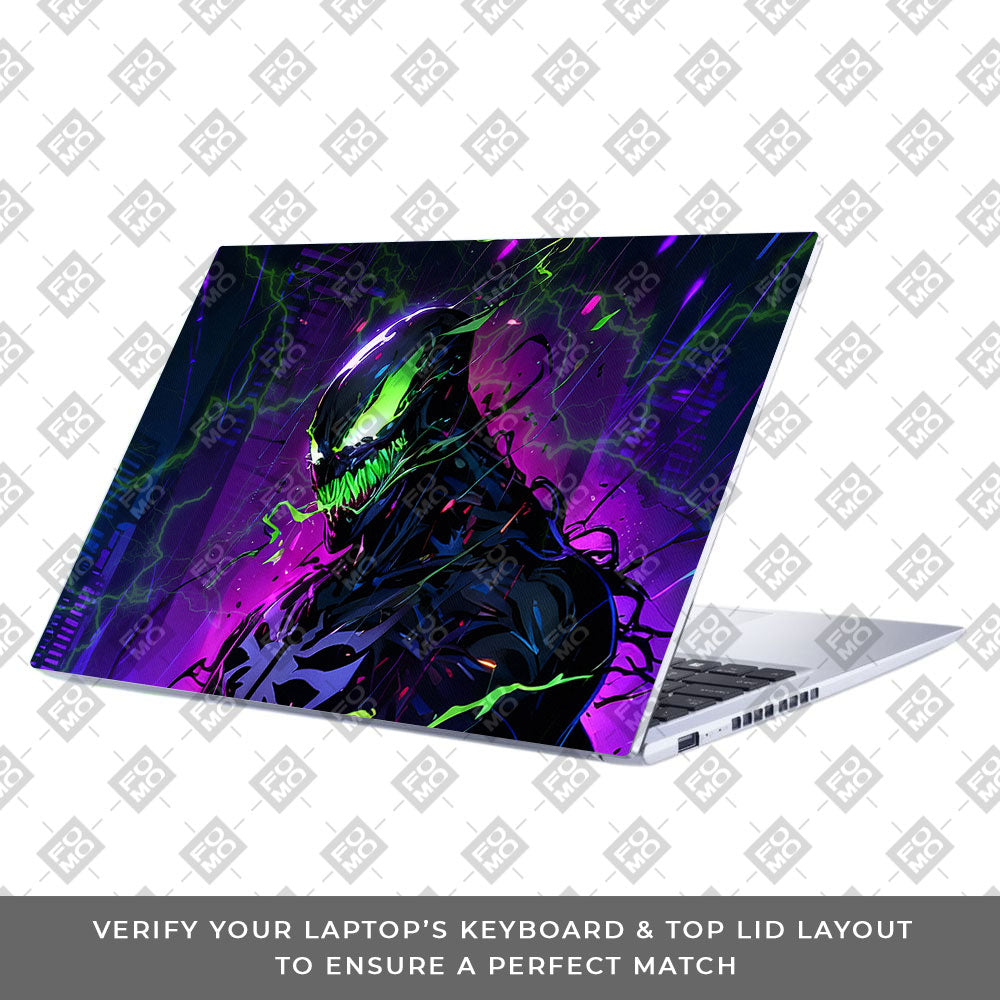 Venom Chaos Surge Asus Vivobook 15 X1502VA Laptop Skin