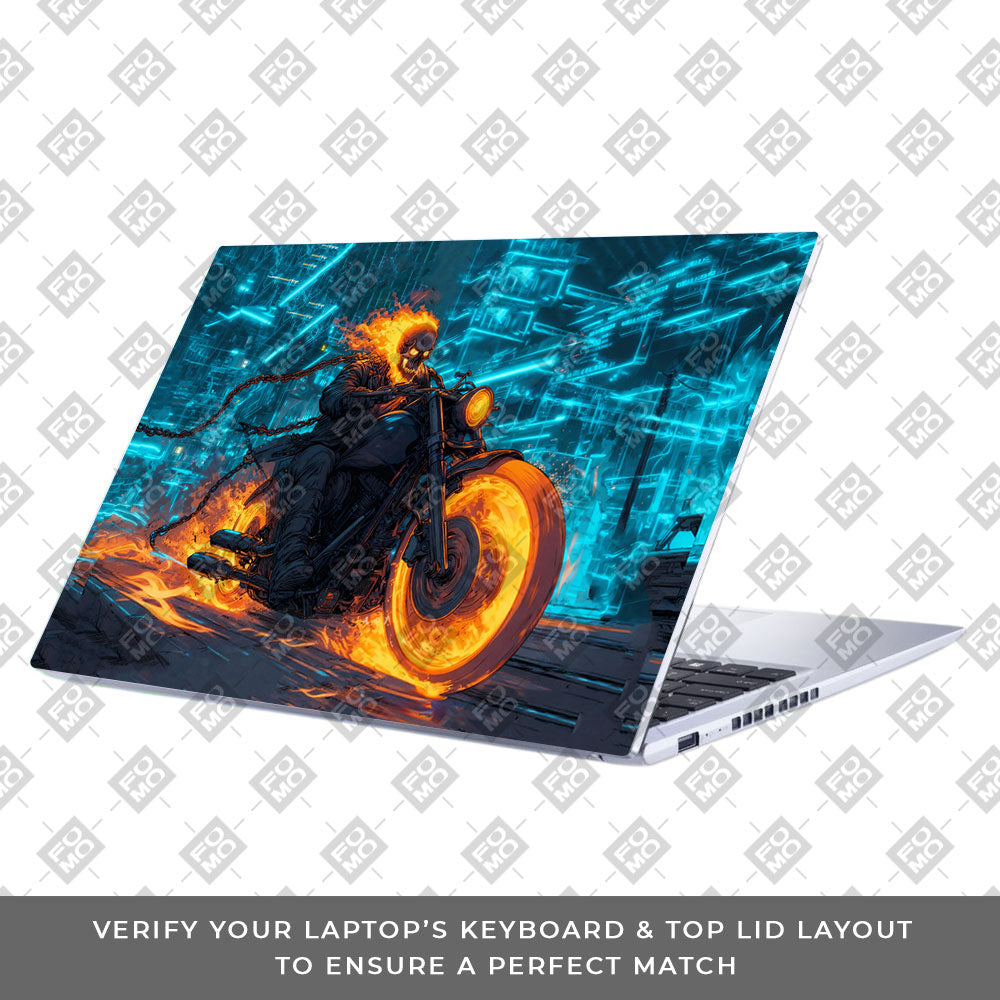 Hellfire Rider Asus Vivobook 15 X1502VA Laptop Skin