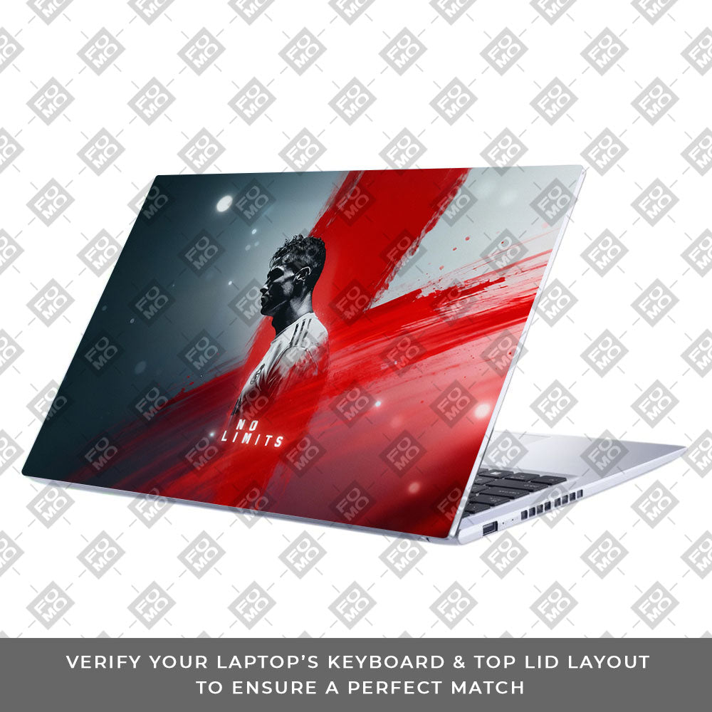 No Limits Ronaldo Spirit Asus Vivobook 15 X1502VA Laptop Skin