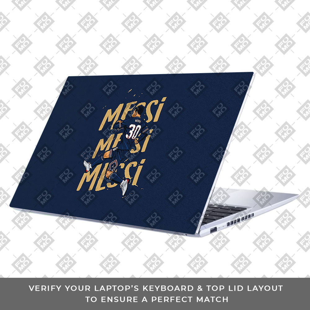 Messi Motion Masterpiece Asus Vivobook 15 X1502VA Laptop Skin