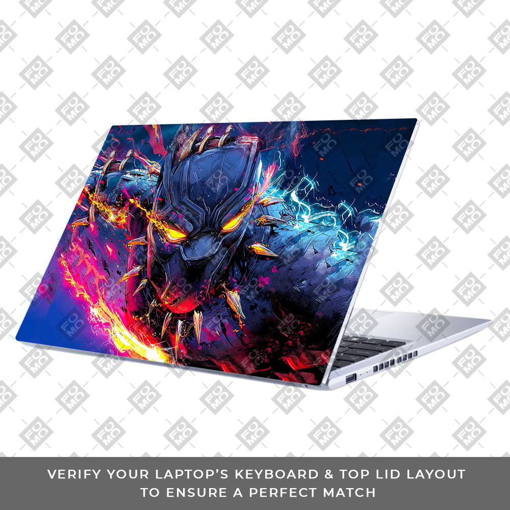 Vibranium Fury Wakandan Charge Asus Vivobook 15 X1502VA Laptop Skin