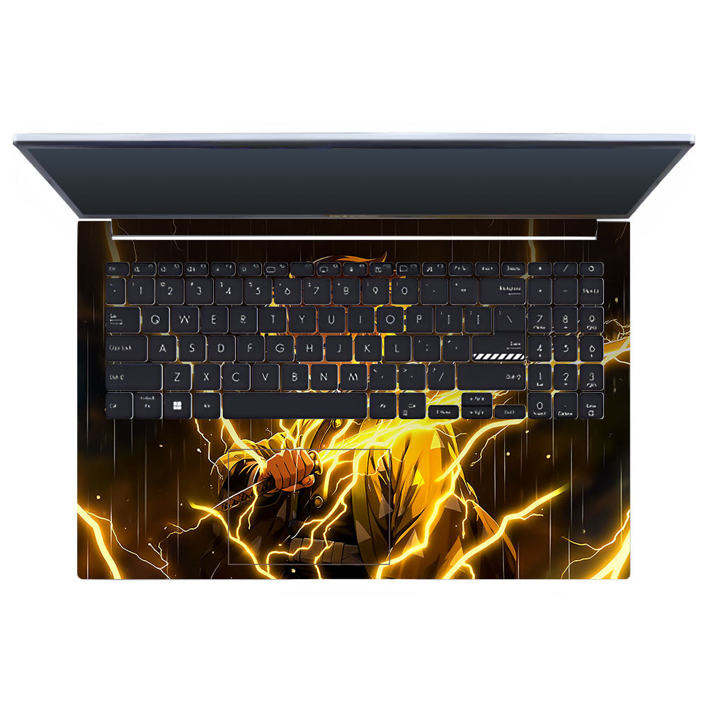 Thunder Soul Lightning Zenitsu Asus Vivobook 15 X1502VA Laptop Skin