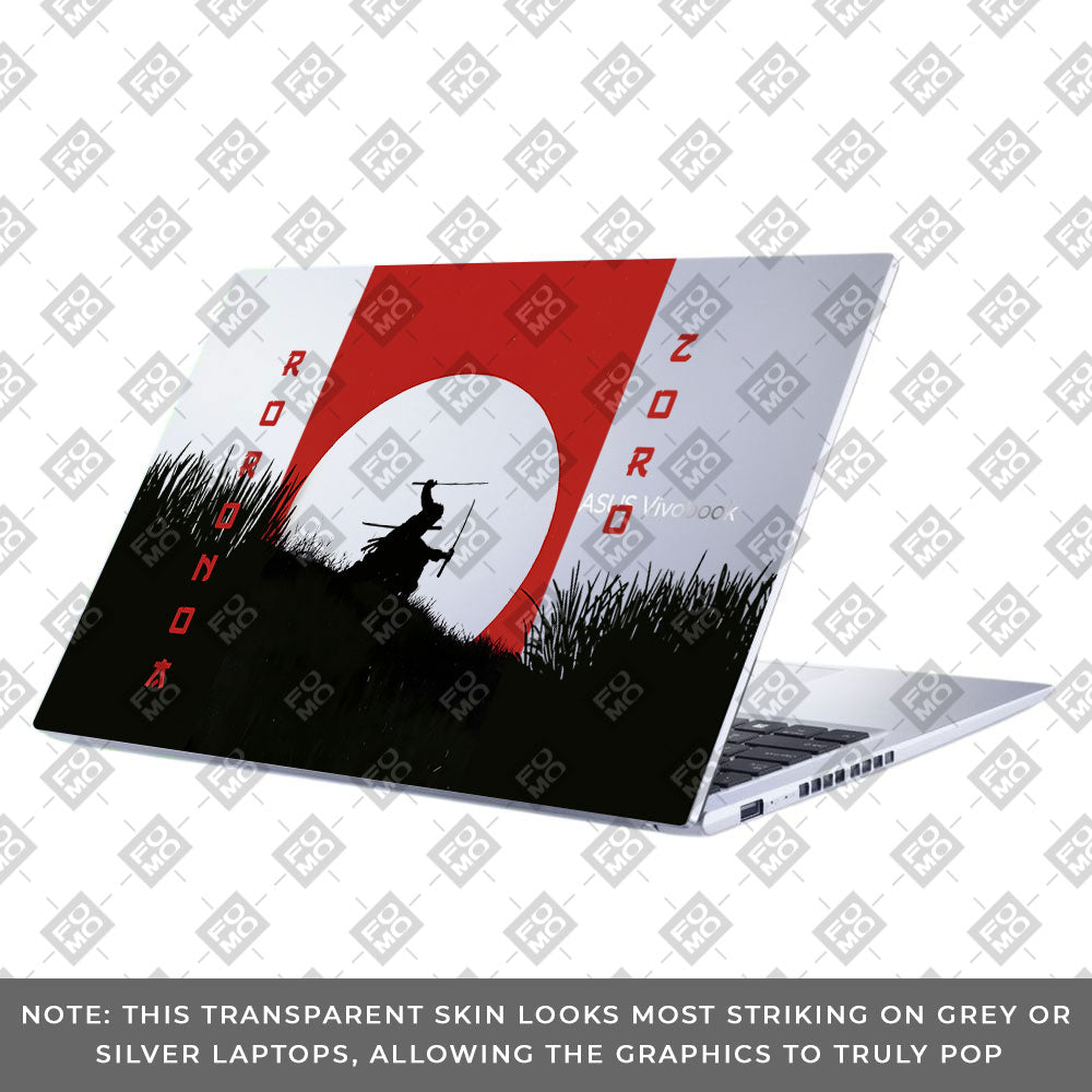 Transparent Swordsman’s Resolve Asus VivoBook 15 X1502VA Laptop Skin