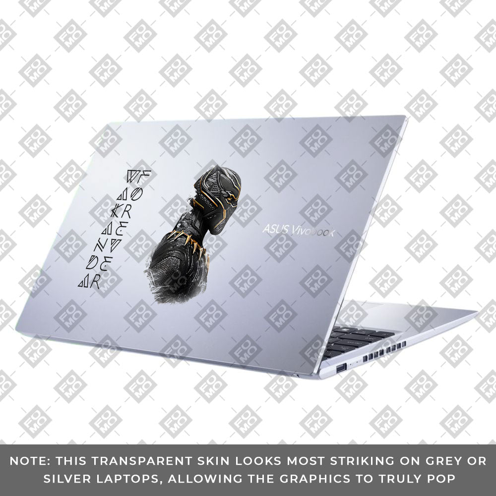 Transparent Wakanda Forever Asus VivoBook 15 X1502VA Laptop Skin