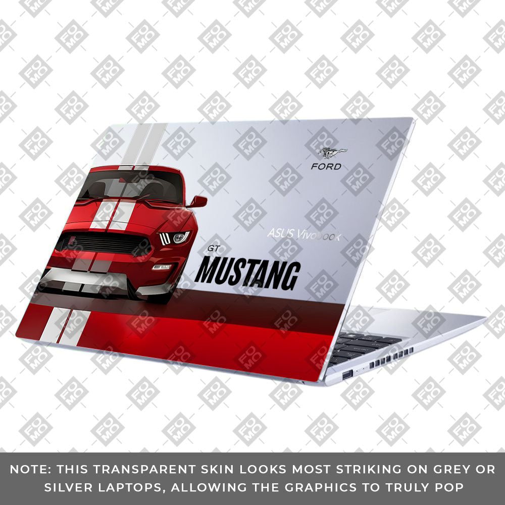 Transparent Mustang Power Asus VivoBook 15 X1502VA Laptop Skin