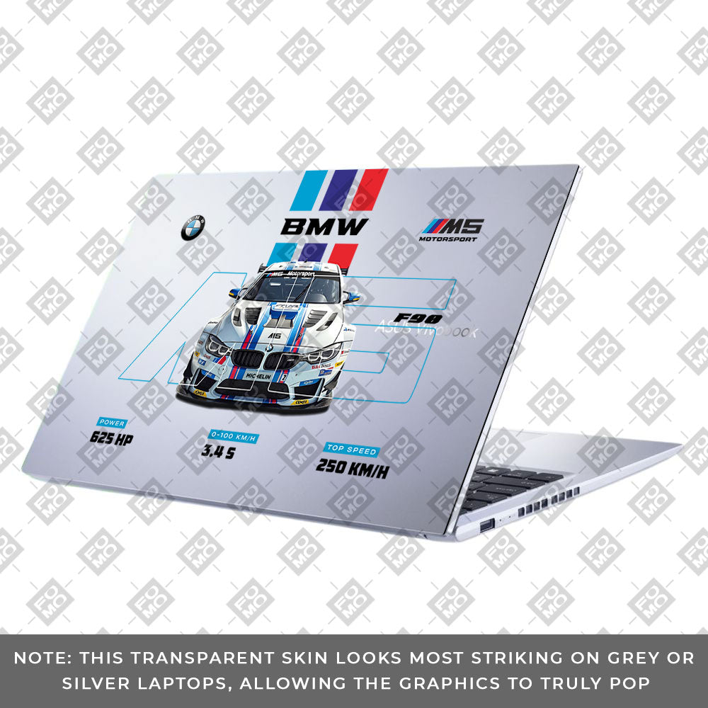 Transparent BMW M5 Asus VivoBook 15 X1502VA Laptop Skin