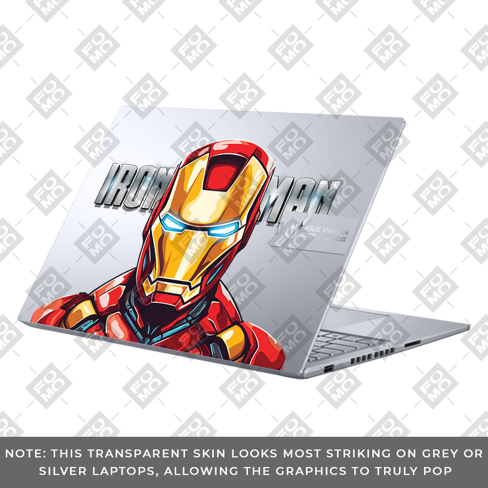 Transparent Arc Reactor Asus VivoBook 16X K3605 Laptop Skin