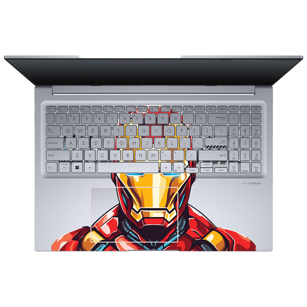 Transparent Arc Reactor Asus VivoBook 16X K3605 Laptop Skin