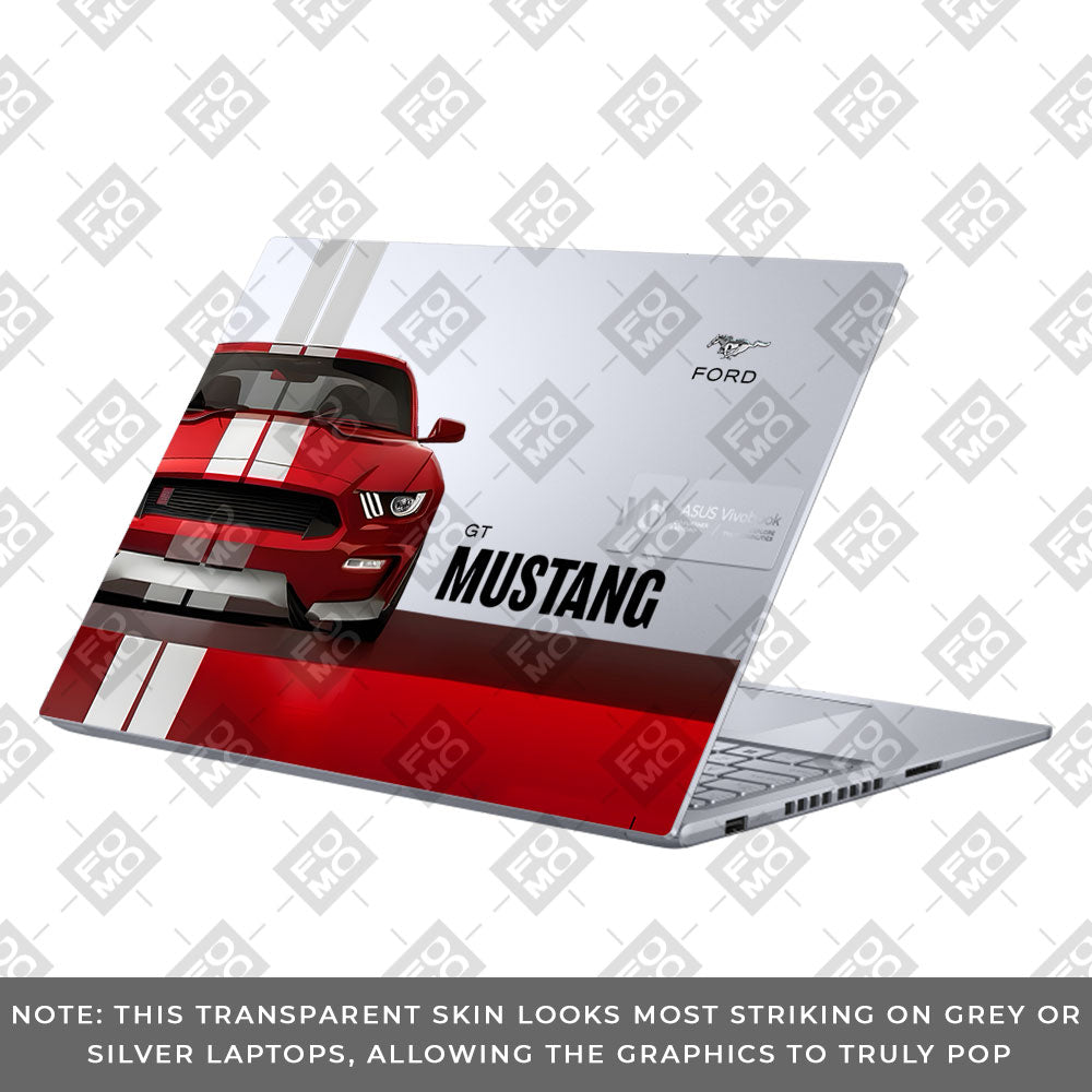 Transparent Mustang Power Asus VivoBook 16X K3605 Laptop Skin