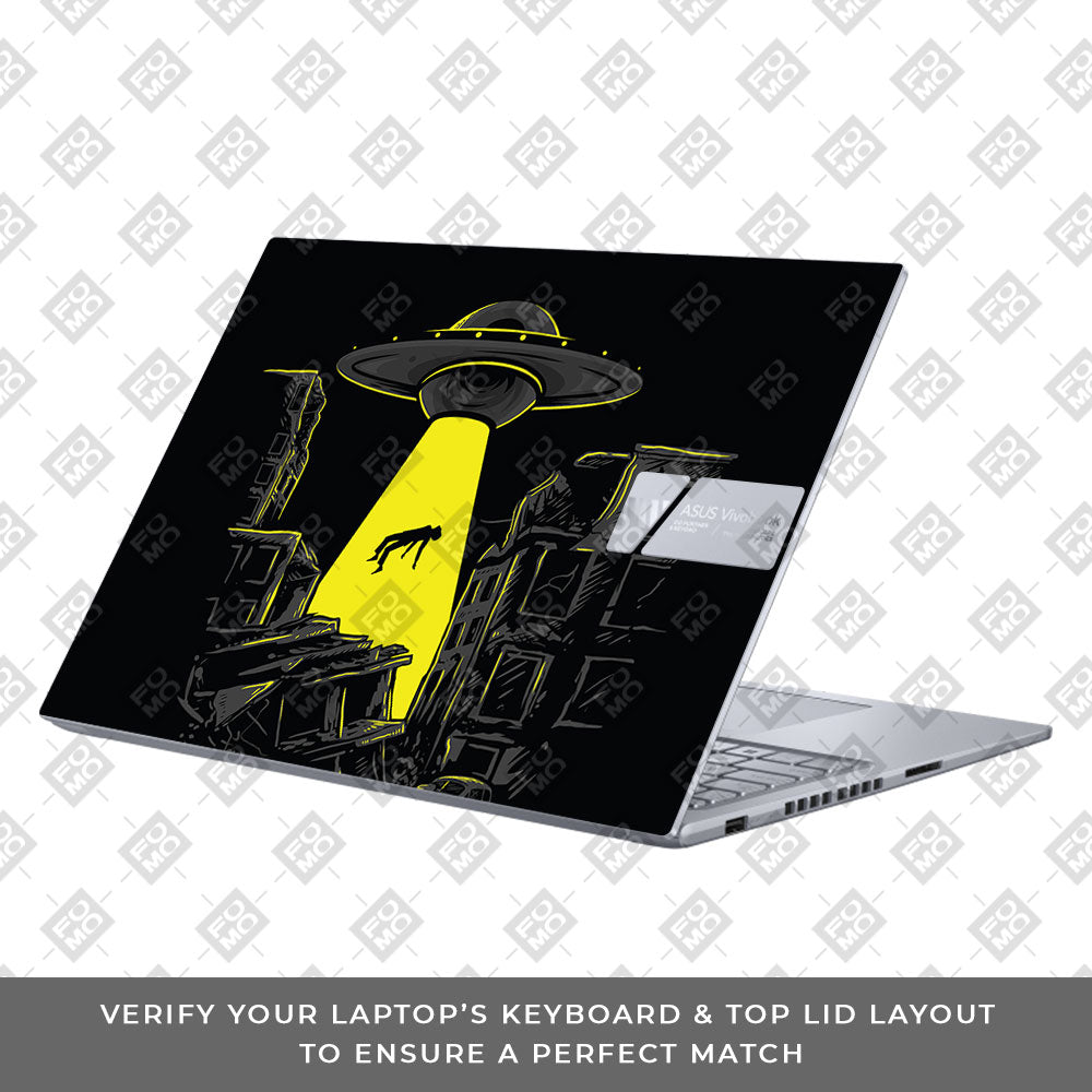 Alien Abduction Asus VivoBook 16X K3605 Laptop Skin