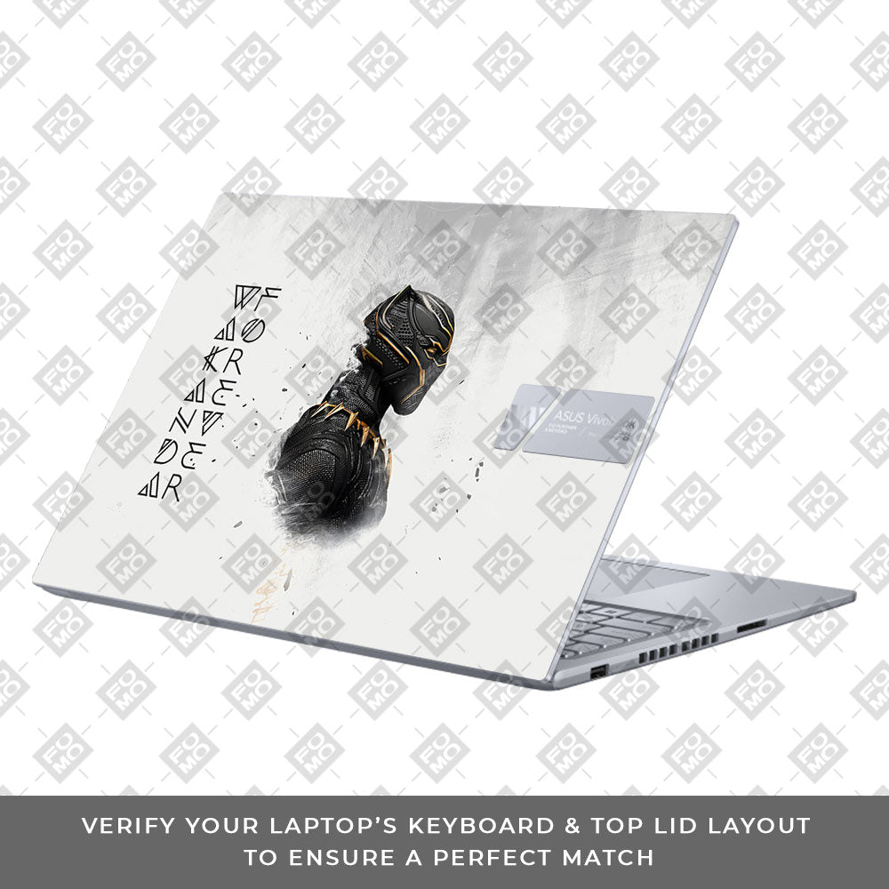 Wakanda Forever Black Panther Comic Asus VivoBook 16X K3605 Laptop Skin