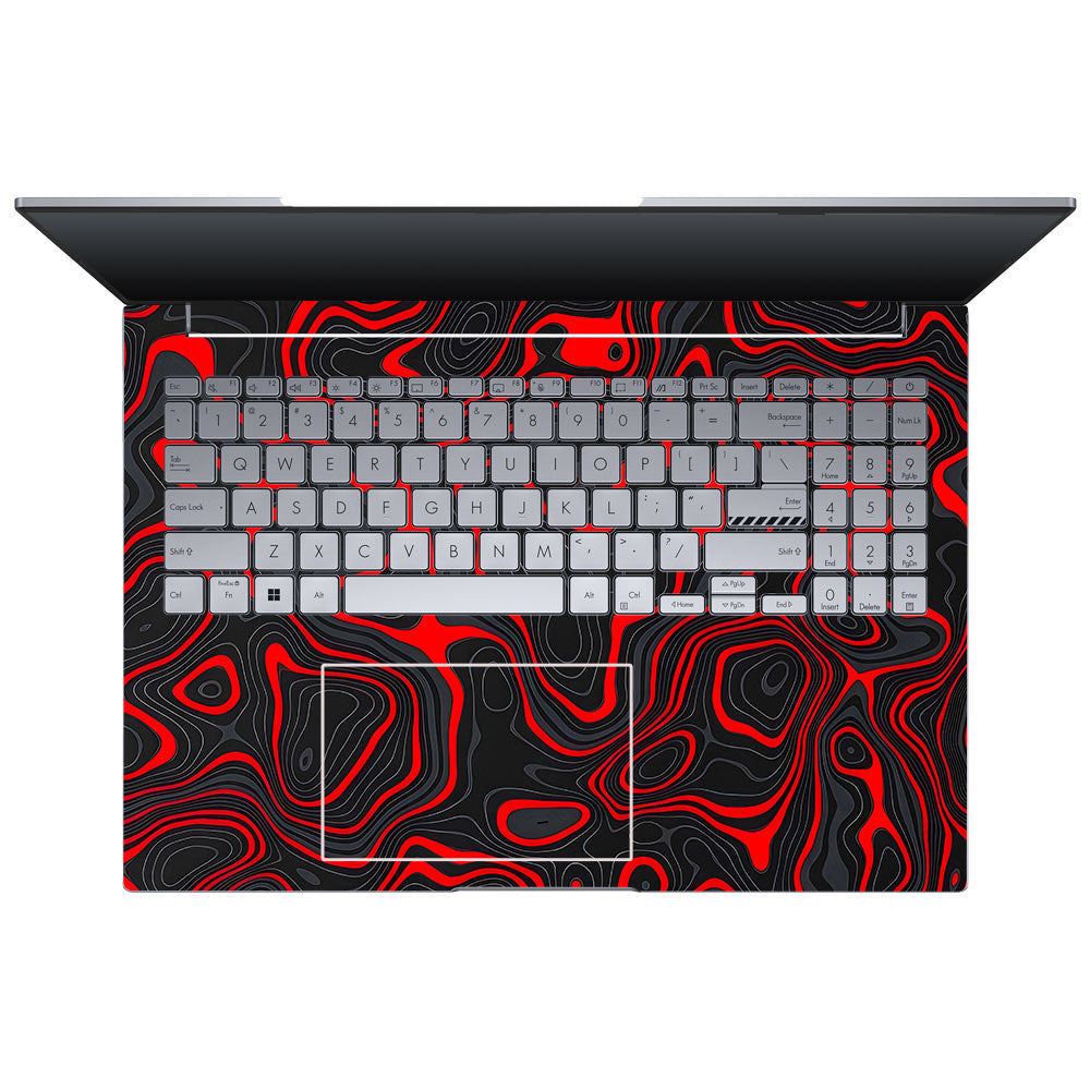 Crimson Waves Asus VivoBook 16X K3605 Laptop Skin