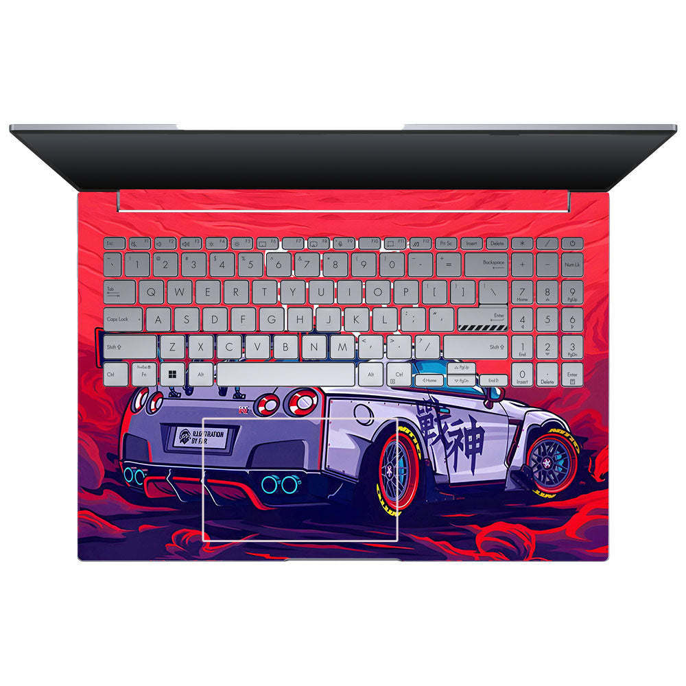JDM Racing Edition Asus VivoBook 16X K3605 3D Laptop Skin