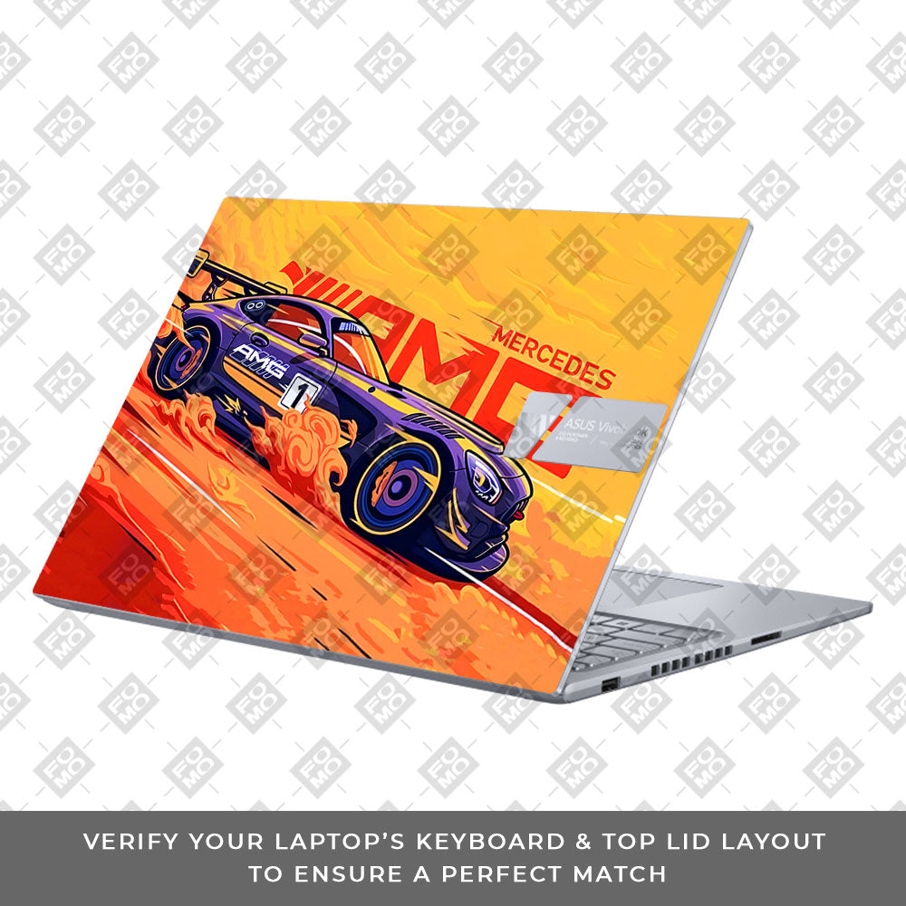 Mercedes AMG Asus VivoBook 16X K3605 Laptop Skin