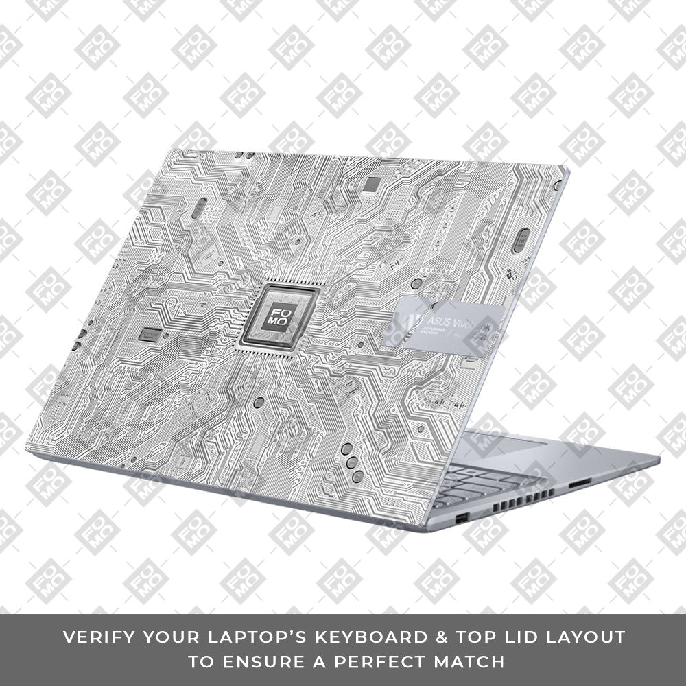 FOMO Circuit Light Mode Asus VivoBook 16X K3605 Laptop Skin