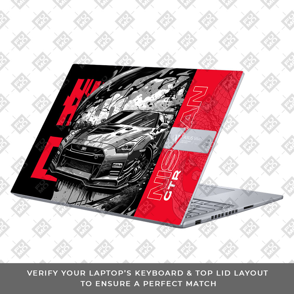Nissan GTR Thrill Asus VivoBook 16X K3605 Laptop Skin