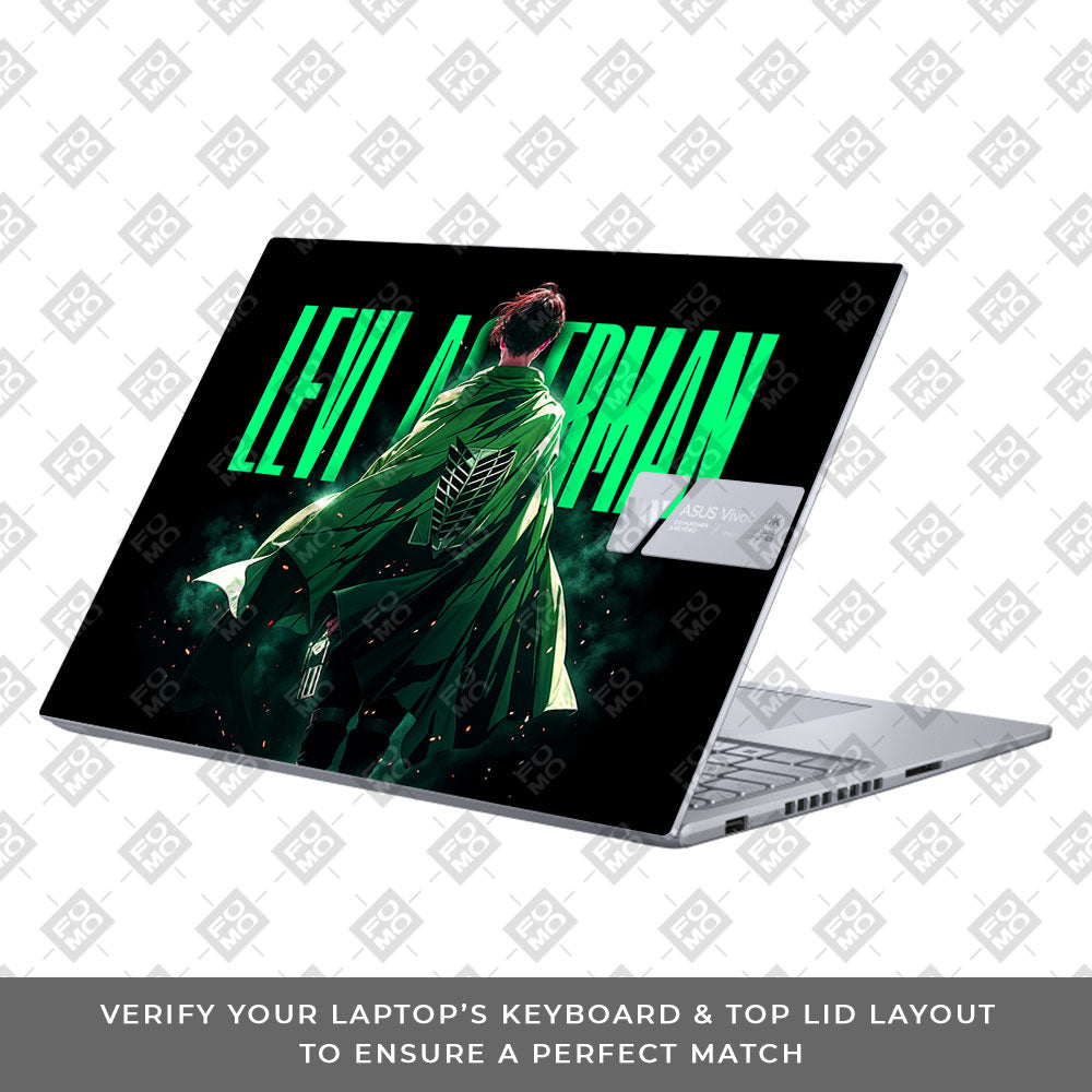 Levi Ackerman Stance Asus VivoBook 16X K3605 Laptop Skin