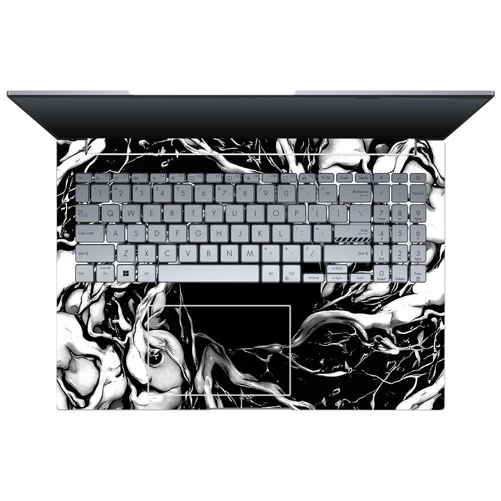 Spiderman Web Black Asus VivoBook 16X K3605 Laptop Skin