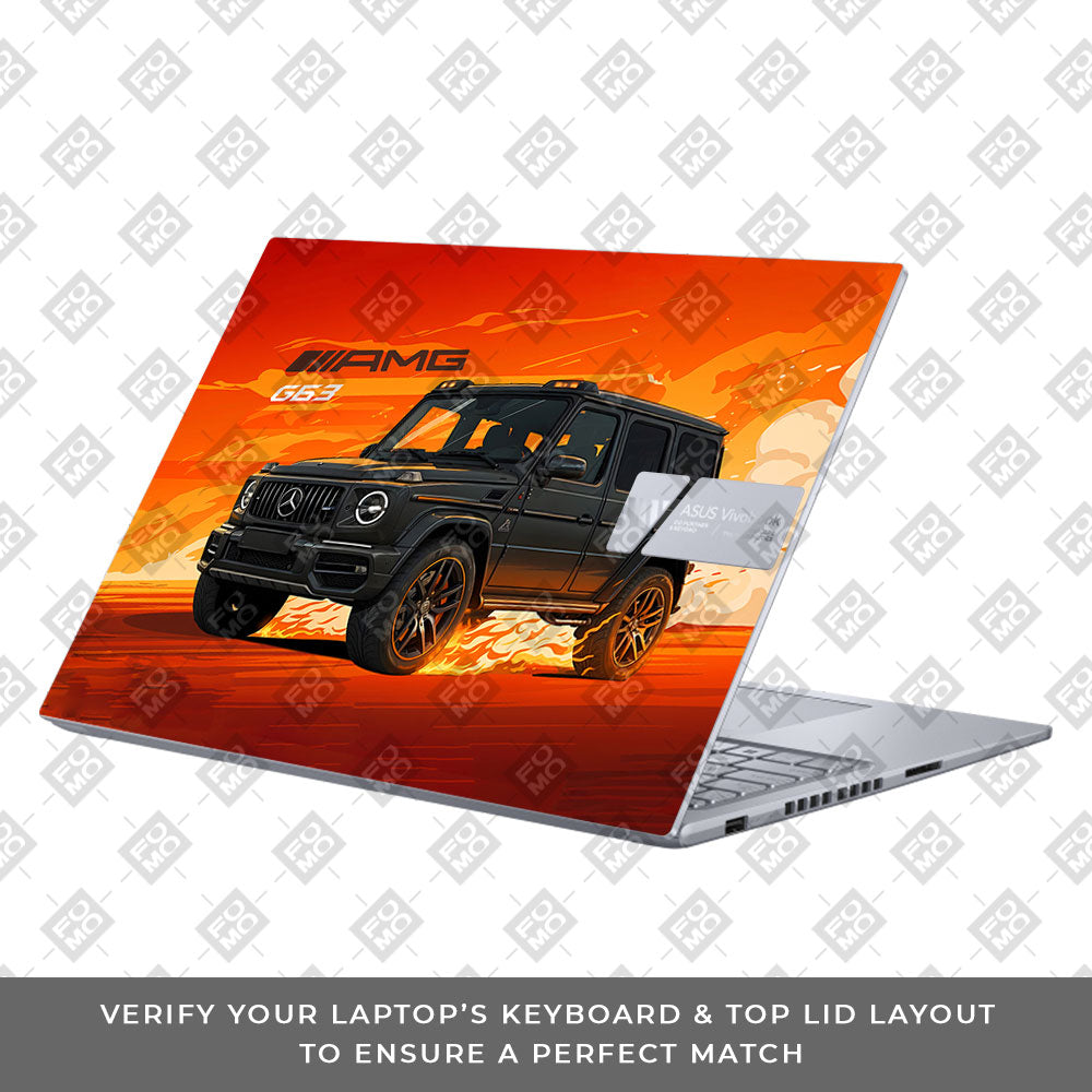 Mercedes AMG G63 Asus VivoBook 16X K3605 Laptop Skin