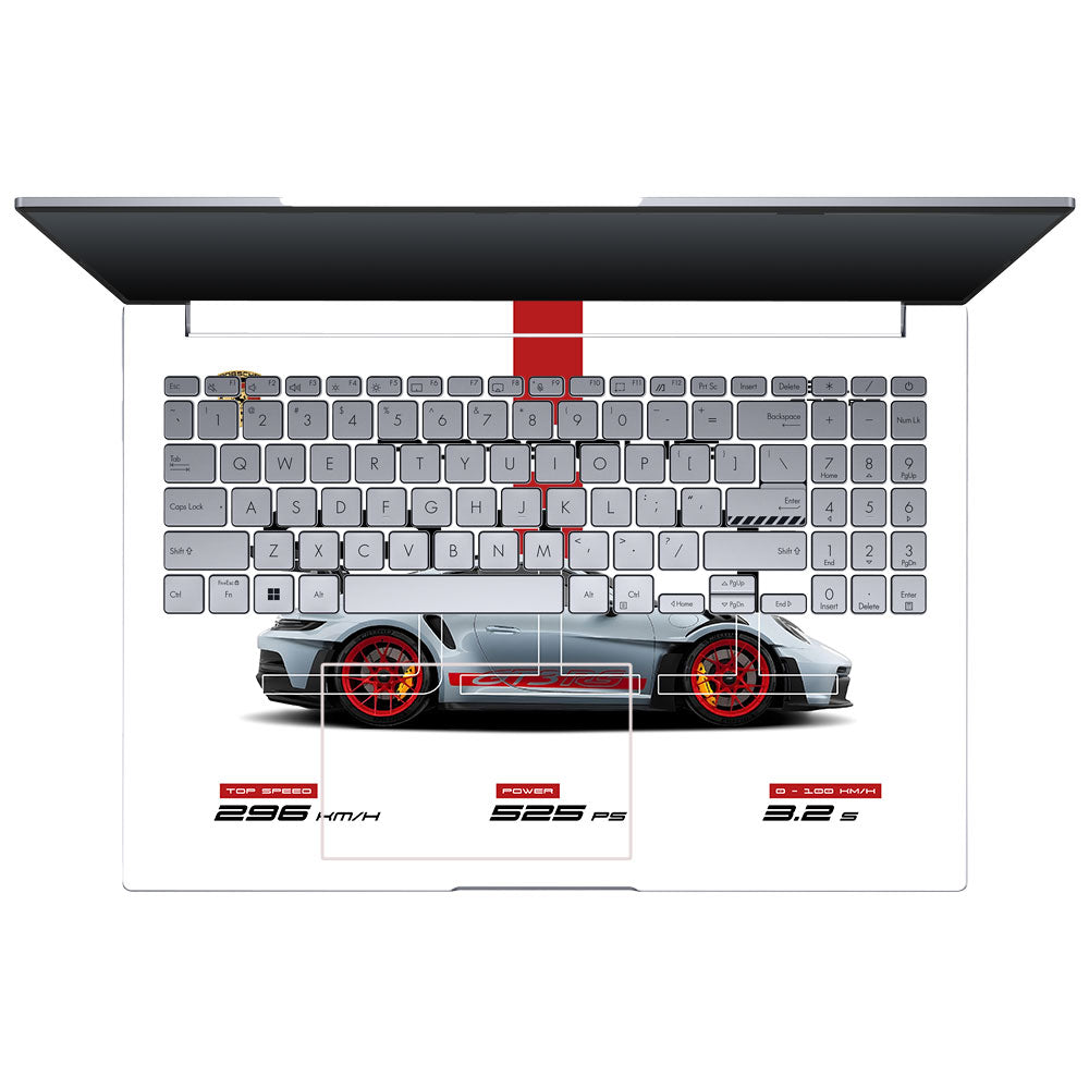 Porsche 911 GT3 RS Asus VivoBook 16X K3605 Laptop Skin