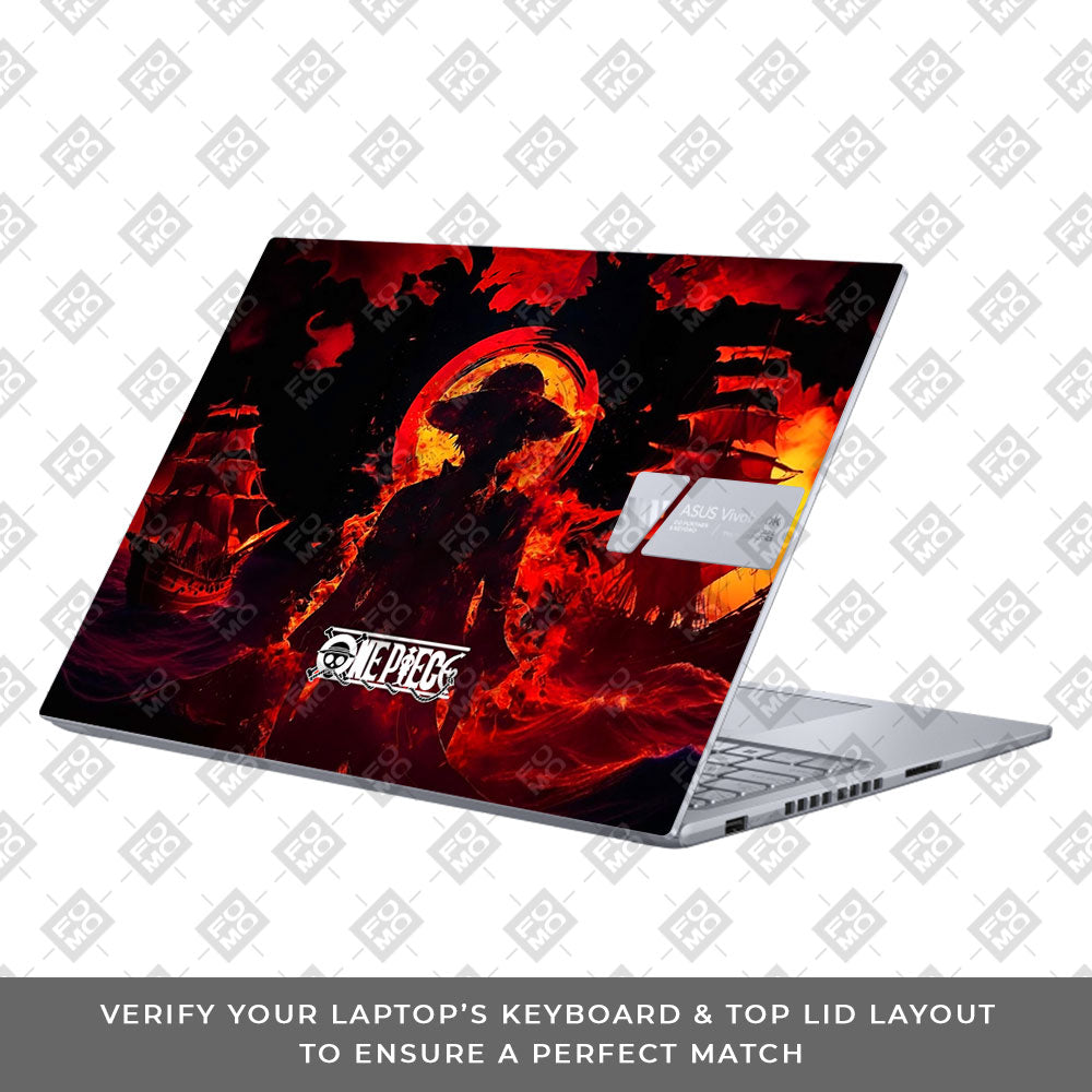 Luffy's Burning Tide Asus VivoBook 16X K3605 Laptop Skin