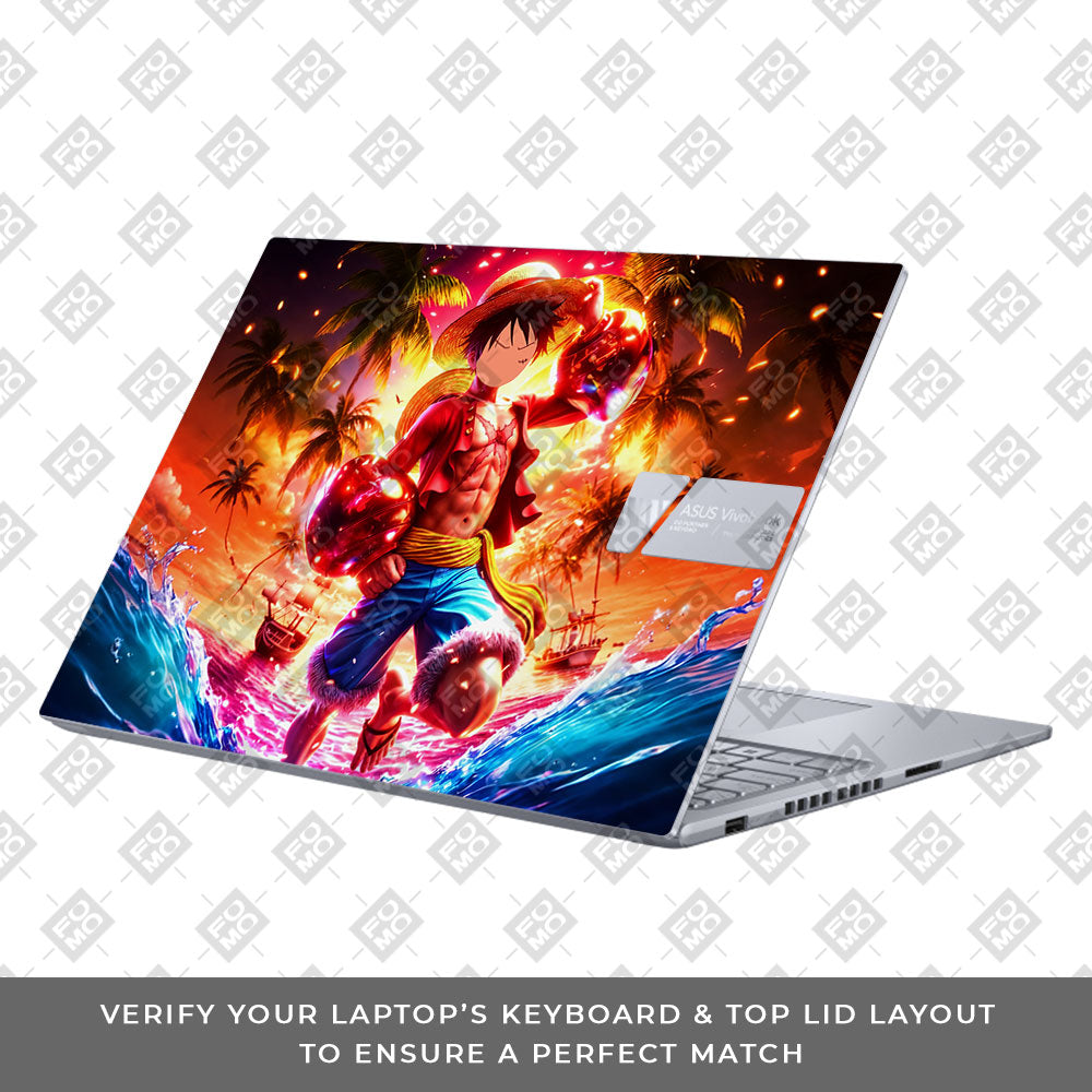 Luffy's Radiant Will Asus VivoBook 16X K3605 Laptop Skin