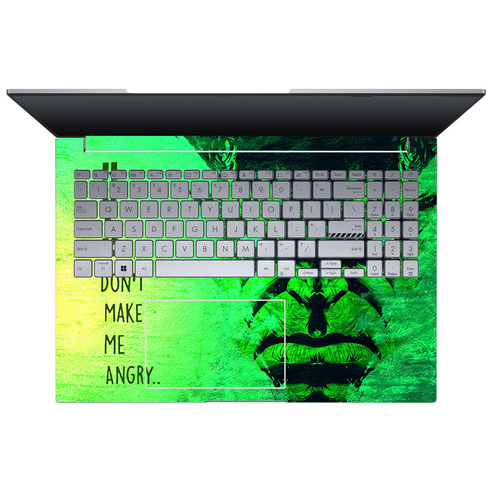 Hulk Don't Make Me Angry Asus VivoBook 16X K3605 Laptop Skin