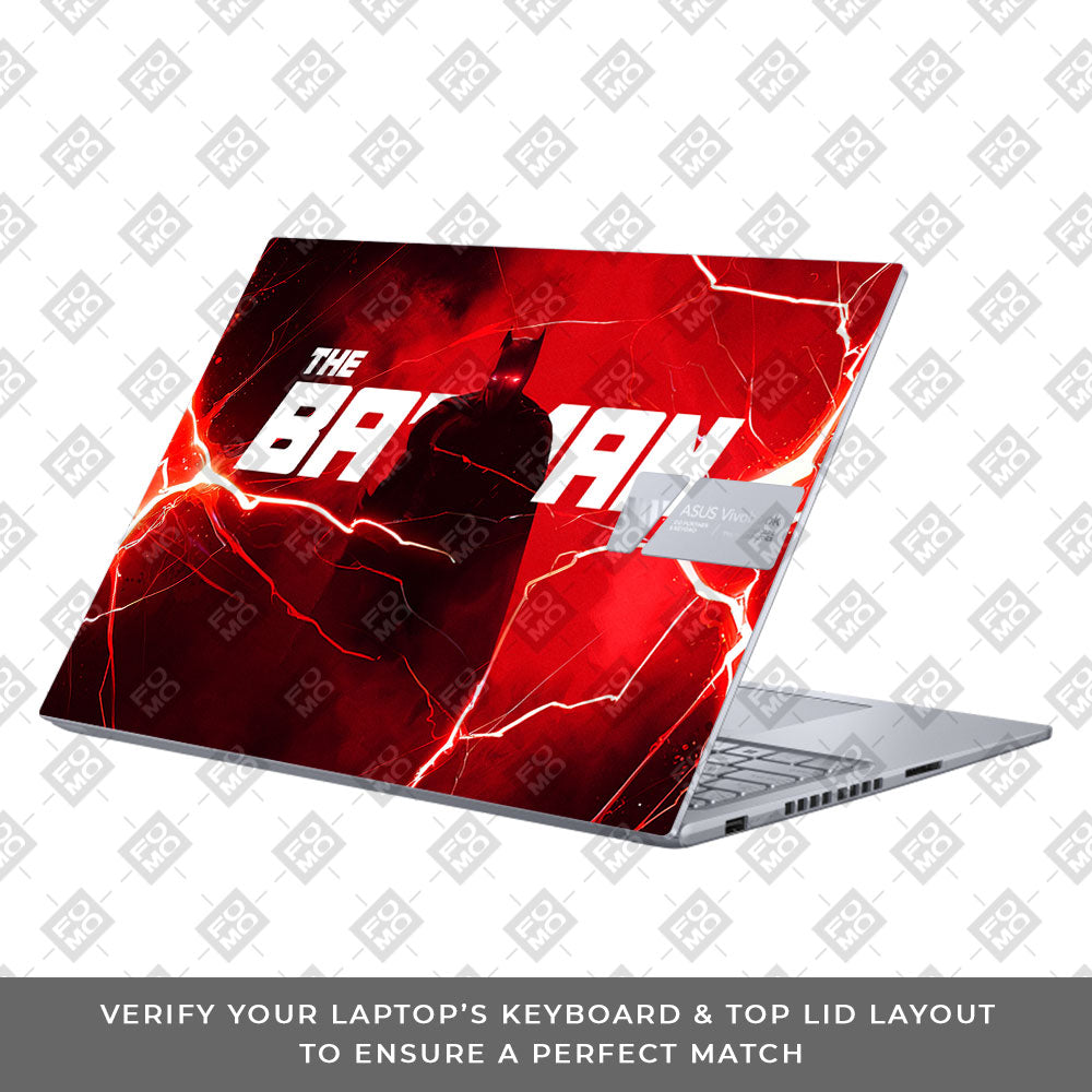 Red Rage Batman Asus VivoBook 16X K3605 Laptop Skin