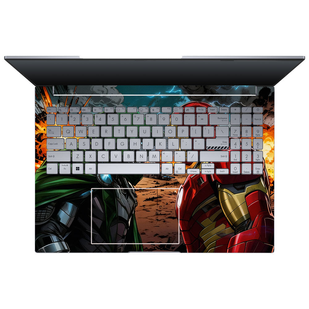 Iron Man vs Doom Asus VivoBook 16X K3605 Laptop Skin