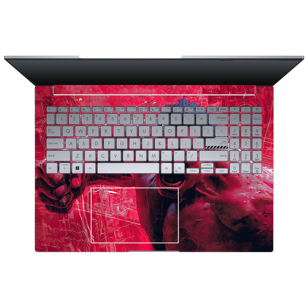 Gamma Rage Red Hulk Asus VivoBook 16X K3605 Laptop Skin
