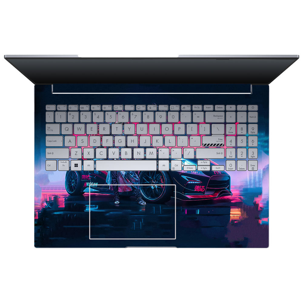 Neon Bloom Nezuko Racer Asus VivoBook 16X K3605 Laptop Skin