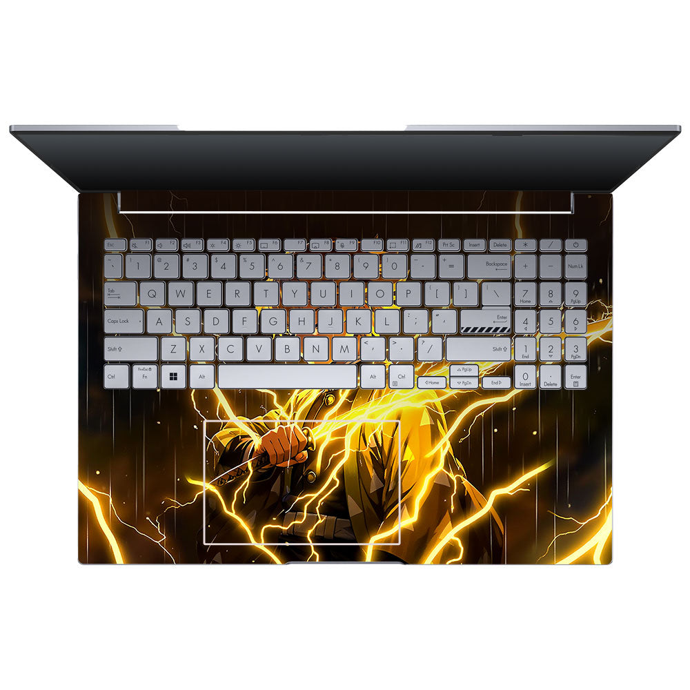 Thunder Soul Lightning Zenitsu Asus VivoBook 16X K3605 Laptop Skin