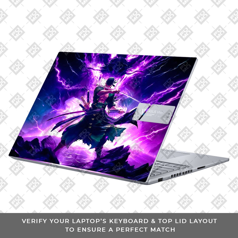 Roronoa Zoro Hell Mode Asus VivoBook 16X K3605 Laptop Skin