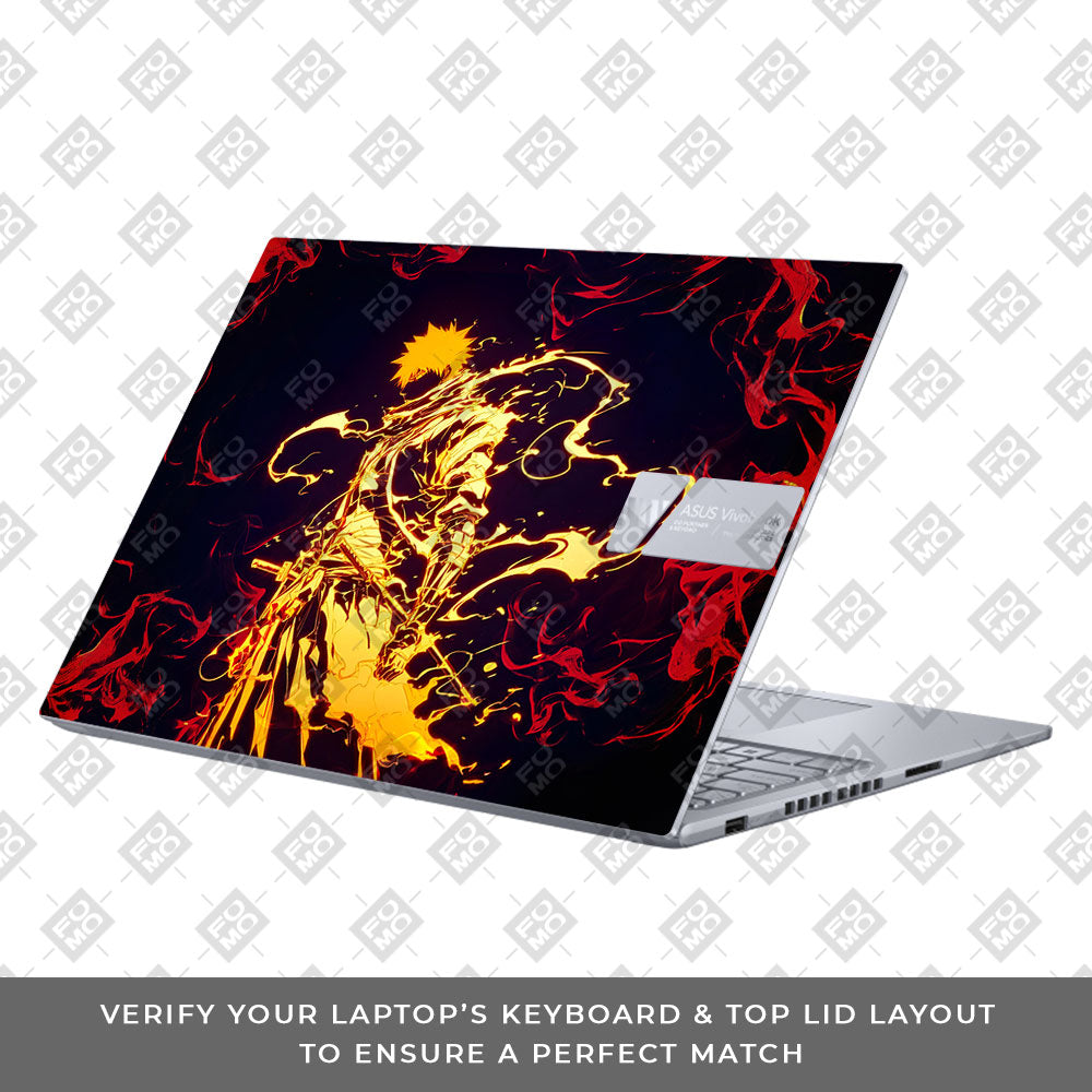Bleach Ichigo Bankai Form Asus VivoBook 16X K3605 Laptop Skin