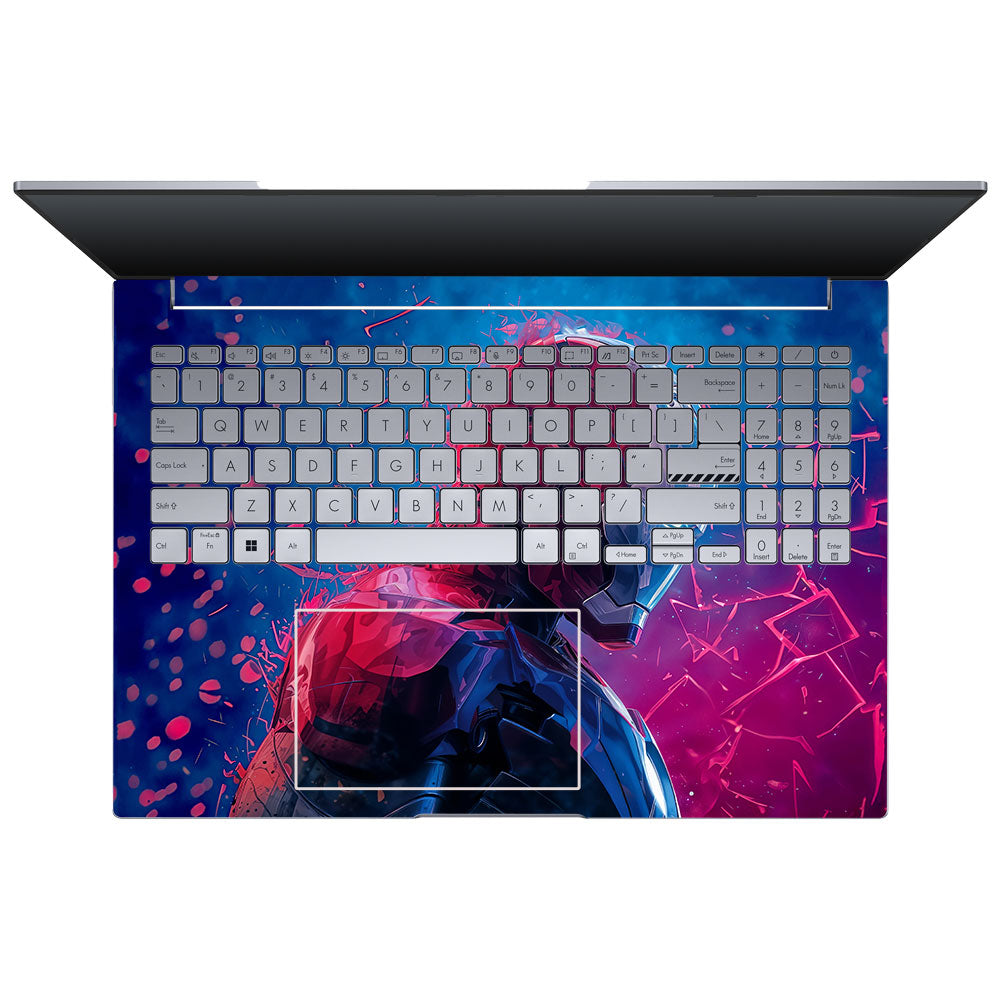 Iron Man Neon Tech Asus VivoBook 16X K3605 Laptop Skin