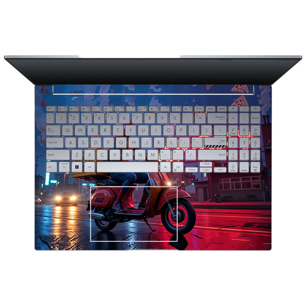 Pizza Spidey Asus VivoBook 16X K3605 Laptop Skin