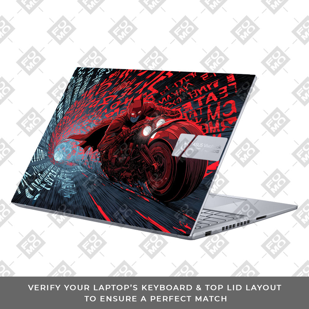 Dark Knight Overdrive Asus VivoBook 16X K3605 3D Laptop Skin