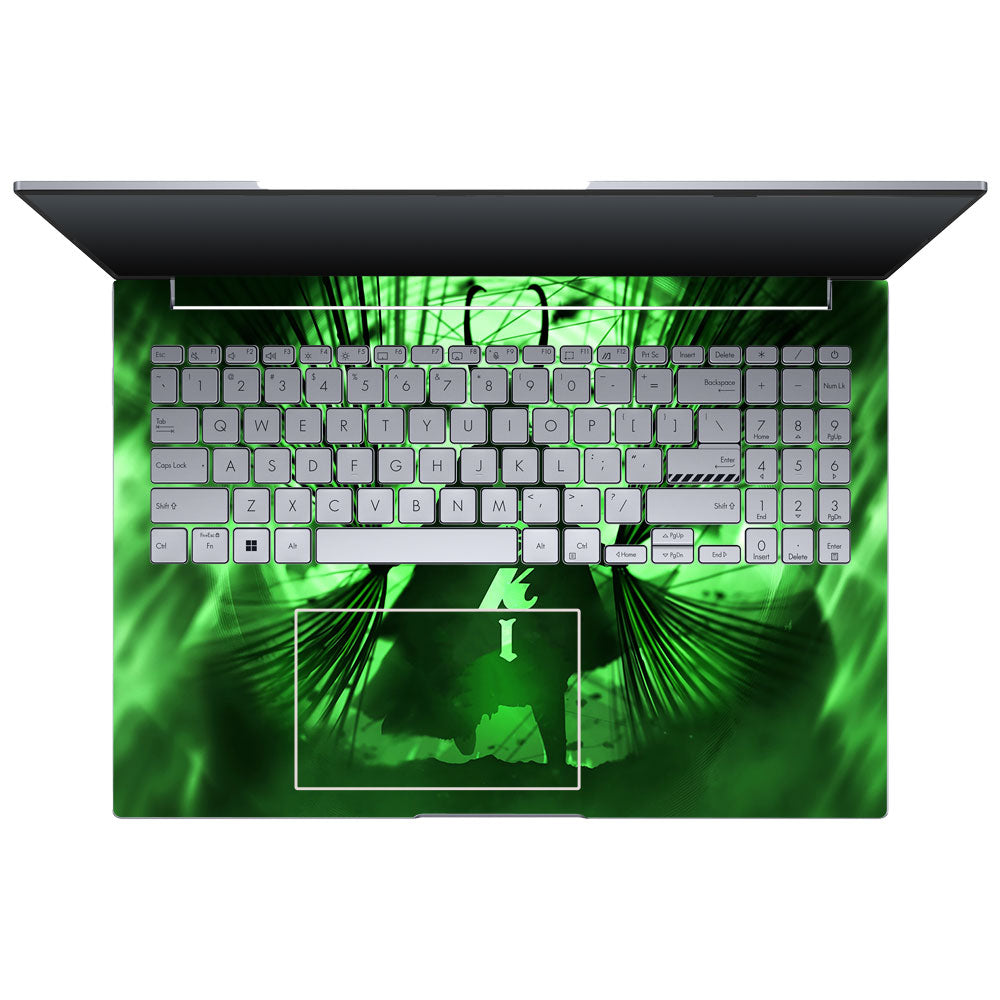 Loki's Green Aura Asus VivoBook 16X K3605 Laptop Skin