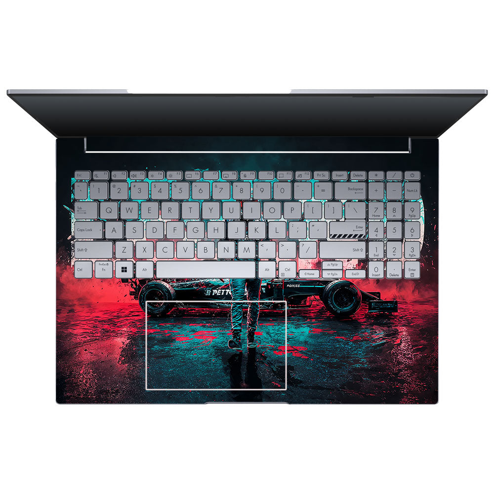 F1 Legend Racer Asus VivoBook 16X K3605 Laptop Skin